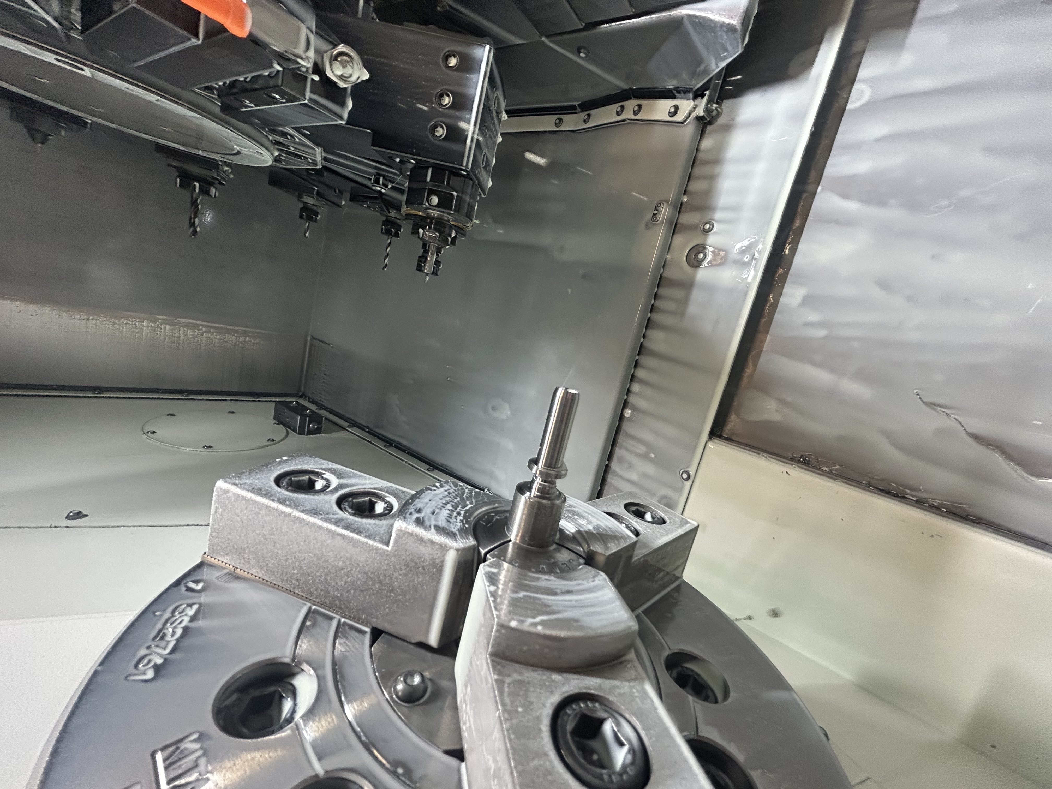 Machining process on the Mazak Quick Turn 250MY