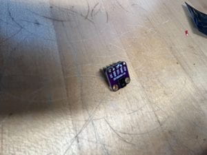 MAX30102 breakout-board close-up